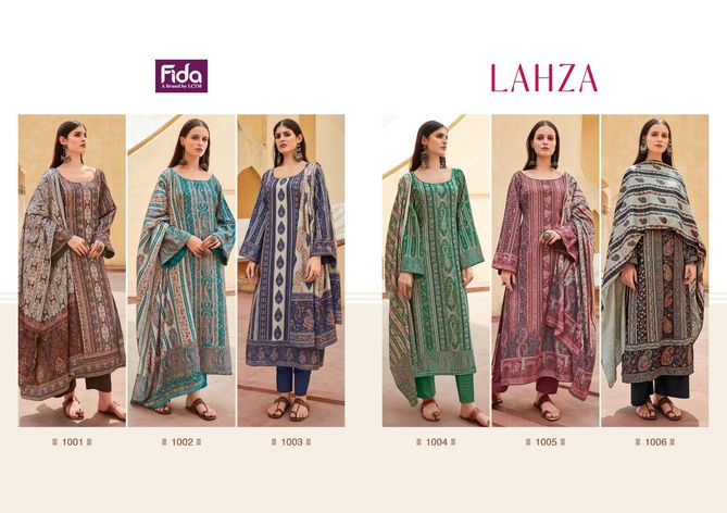 Fida Lahza Digital Pashmina Dress Materials Catalog
